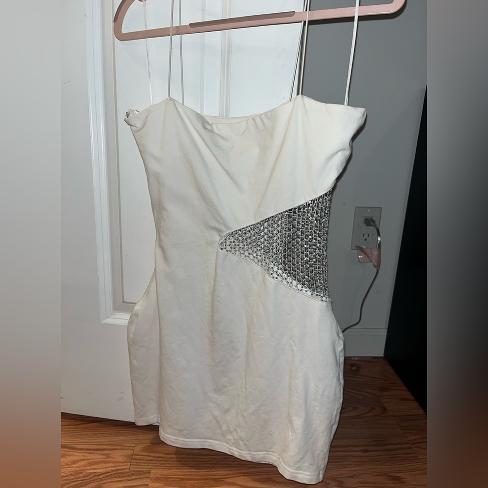 Revolve Superdown white dress size medium
